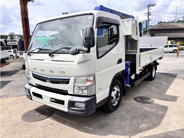 キャンター  ワイドロング4段クレーン積載3750kg