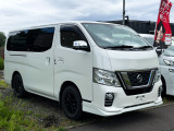 NV350キャラバン 2.5 プレミアムGX ロング ディーゼル 4WD ベッドキット装備 ALPINEナビ