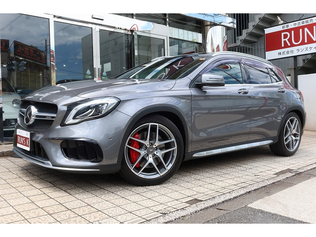 GLAクラス AMG GLA45 4マチック 4WD ワンオーナー パノラマSR 黒革ヒーター