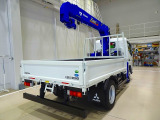 キャンター 3.0 セミロング 全低床 ディーゼル 3t 4段クレーン付 登録済み未使用車
