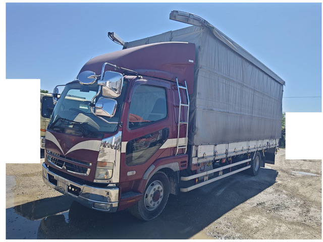 ファイター  カーテン車 実走行 積載 6800kg