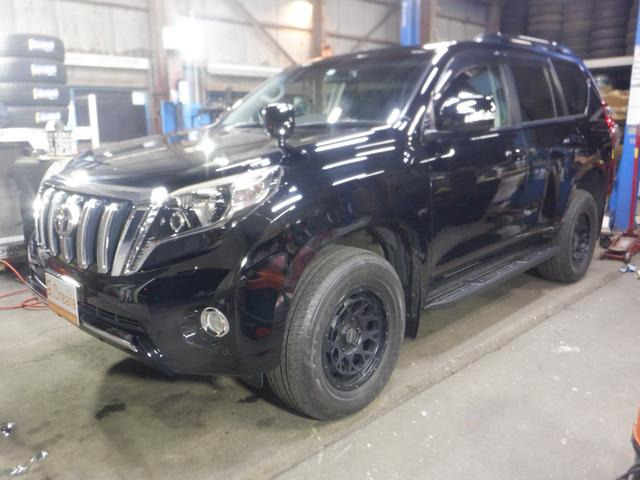 ランドクルーザープラド 2.8 TX ディーゼル 4WD 社外ナビ TV LEDヘッドライト
