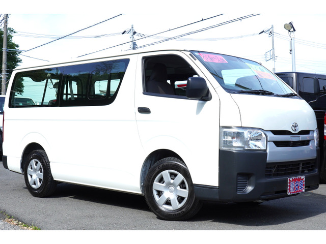 ハイエースバン2.0 DX ロングWAC9人乗ナビBカメラETC横滑り防止