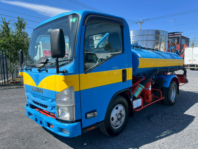 エルフ バキュームカー 糞尿車東邦製積載3t6速マニュアル
