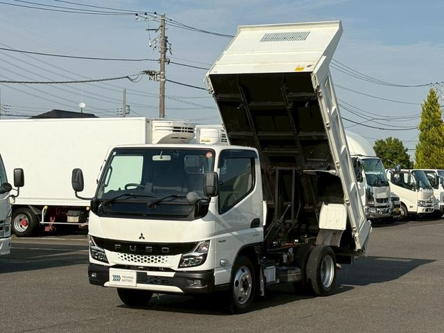 キャンター ダンプ 自社レンタUP 全低床 DUONIC