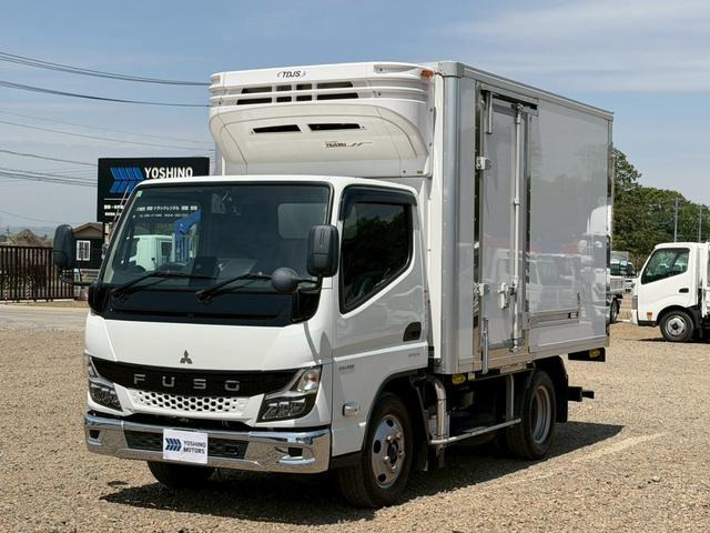 キャンター 冷蔵冷凍車 ショート スライドサイドドア 全低床