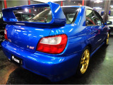 インプレッサWRX 2.0 WRX STI プレミアムパッケージ 4WD 後期型WRブルーカラーSTIエアロ