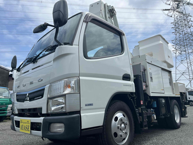 キャンター 高所作業車 電工仕様9.7m高所作業車アイチ