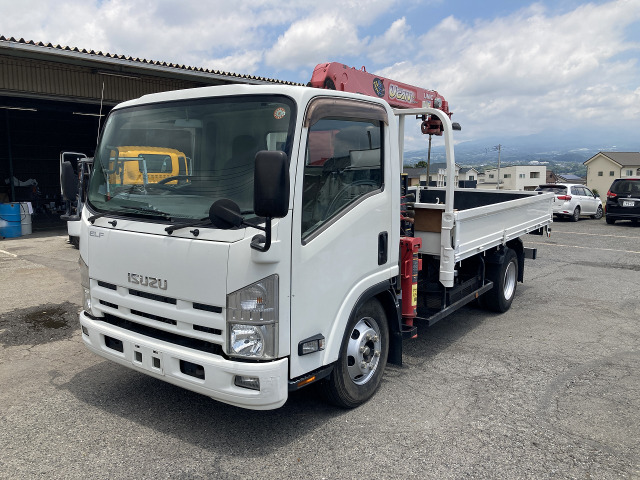 エルフ  いすゞ エルフ 2.9t吊り クレーン付