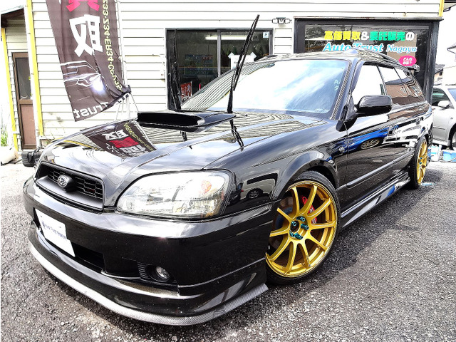 レガシィツーリングワゴン 2.0 GT-B E-tune II 4WD フルエアロ 車高調EDFC 赤キャリ他