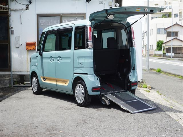 スペーシア X ウィズ 車いす移動車 リアシート付 走行11675キロ禁煙車電動ウィンチ