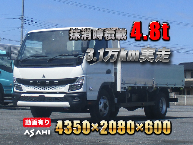 キャンター  アルミブロック平ボディ抹消時積載4.8t