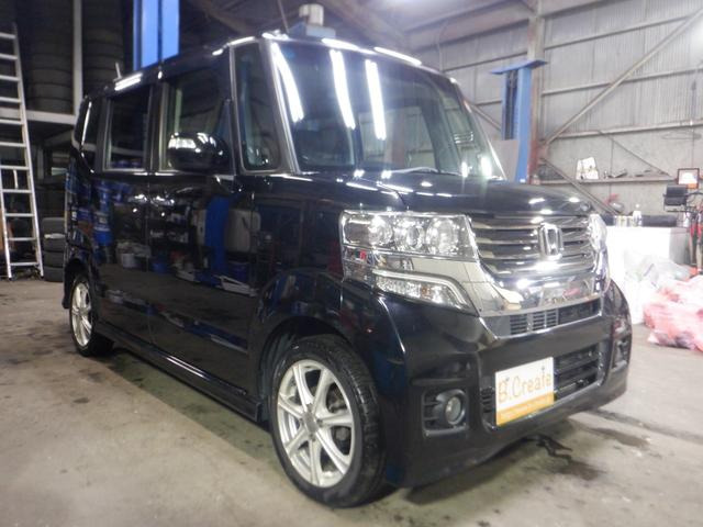 ホンダ N-BOXカスタム G ターボ パッケージ 4WD ナビ TV Bカメラ ETC