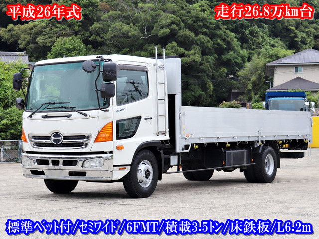 レンジャー 4t 平ボデー 標準 6200 ベッド付
