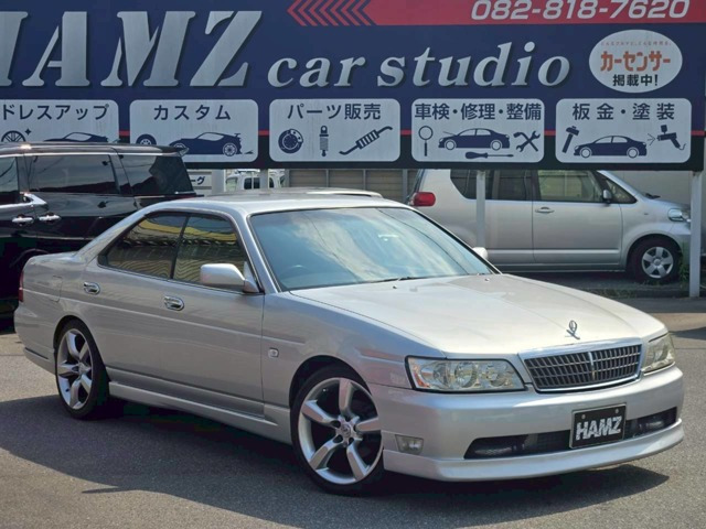 ローレル 2.5 25メダリスト NAVIエディション RB25ターボエンジン・MT載替公認