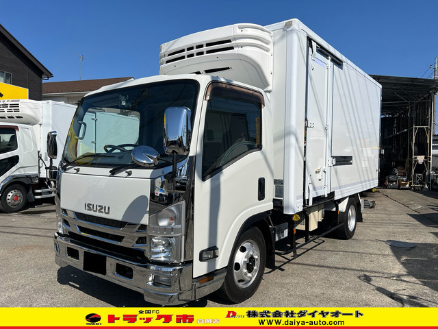 エルフ 冷蔵冷凍車 格納ゲート付きワイドロング冷凍車
