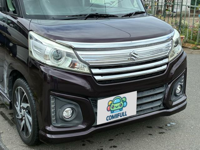 スズキ スペーシアカスタム XS デュアルカメラブレーキサポート ナビTV