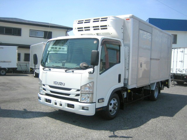エルフ  低温冷凍車・パワーゲート・ワイドロング