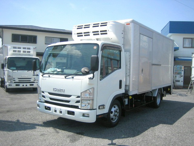エルフ  低温冷凍車・パワーゲート・ワイドロング