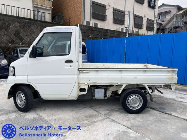 三菱 ミニキャブトラック VX-SE 4WD 副変速機付4WD AC付 5MT 記録簿 の