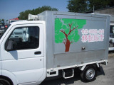 キャリイ  移動販売車 三方開 オートマ 4WD 庫内床 陳列棚ステン製