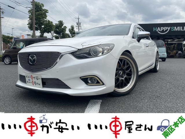 アテンザ 2.2 XD Lパッケージ 禁煙☆ナビ☆DVD☆BT☆Bカメ☆車高調