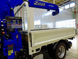 荷台内寸:240&times;160&times;38 三方開 タダノ3段 2.53t吊り TM-ZE253HR ラジコン/フックイン付 ※令和8年3月クレーン年次点検済