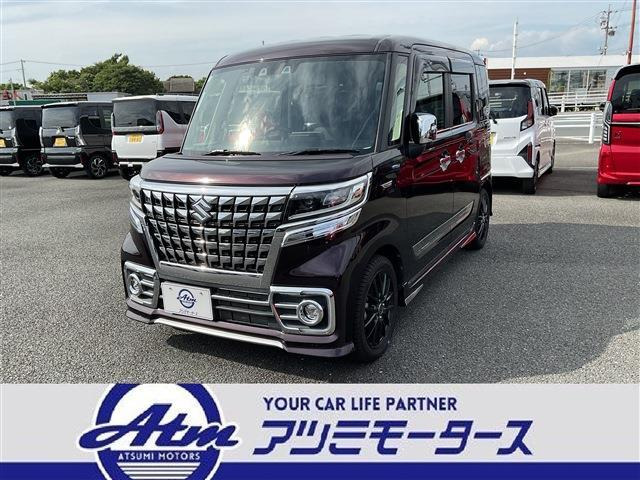 スペーシアカスタム ハイブリッド(HYBRID)  XSターボ メッキパーツ ナビ TV 全方位