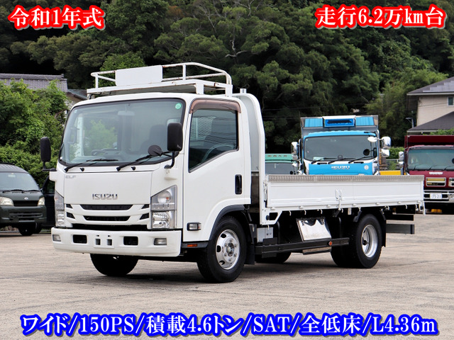 エルフ  4.5t 平ボデー ワイドロング AT車