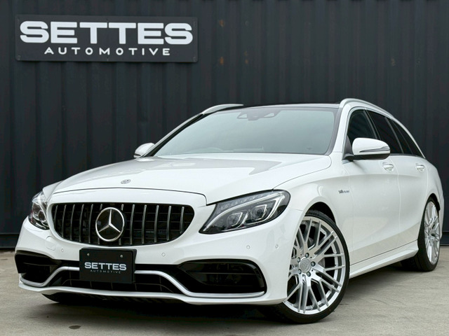 Cクラスワゴン C220d ローレウスエディション C63仕様 ローダウン 20インチ
