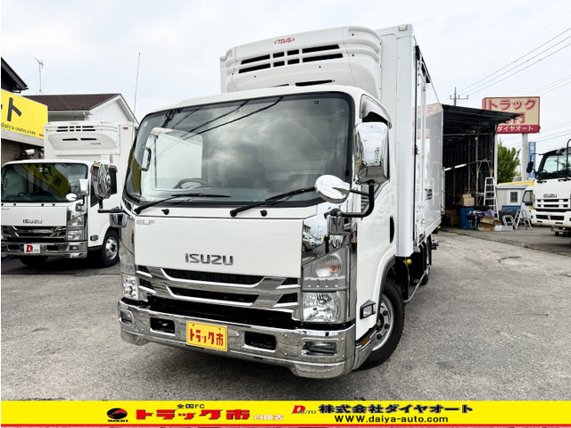 エルフ  3t格納ゲート付きワイドロング冷凍車