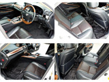LS 460 バージョンC WORK20AW黒革シートエアロパーツ