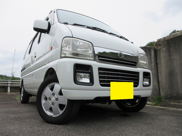 エブリイワゴン ジョイポップターボ ハイルーフ 4WD 1オーナー 禁煙車
