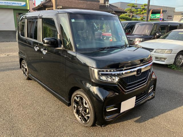 N-BOXカスタム G EX ターボ ホンダセンシング 純正8インチナビ フルセグTV ETC