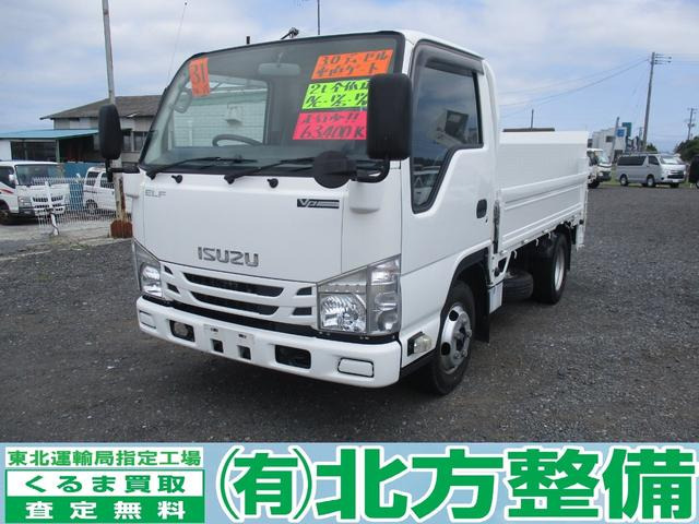 エルフ 3.0 フルフラットロー ディーゼル 2t積 極東製垂直パワーゲート 3ペダル