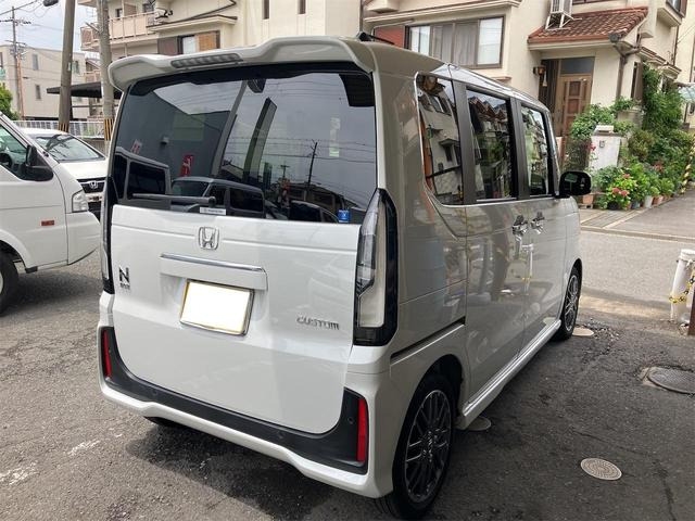 ホンダ N-BOXカスタム ターボ 9インチナビフルセグTV バックカメラ