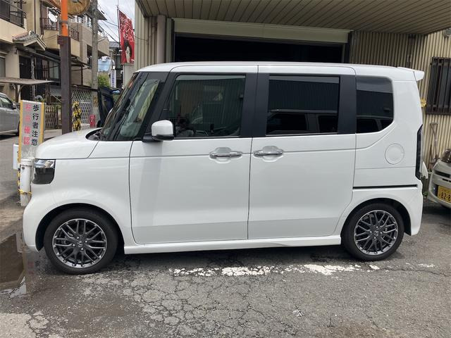 ホンダ N-BOXカスタム ターボ 9インチナビフルセグTV バックカメラ
