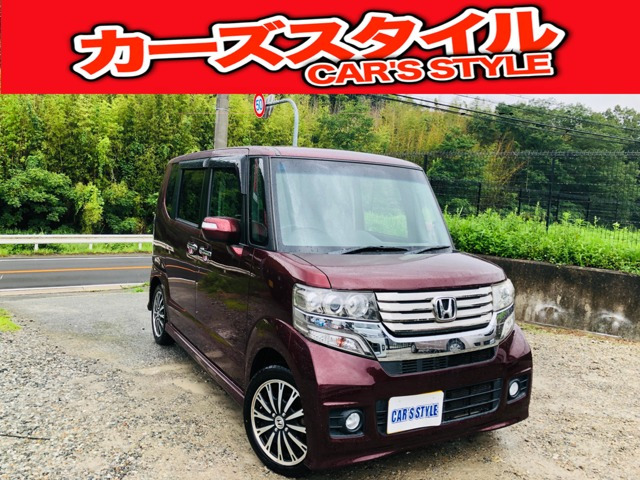 N-BOXカスタム G ターボ Lパッケージ ナビTV付き フリップダウンモニター付き