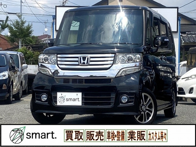 N-BOXカスタム G SSパッケージ 両電スラ/純正ナビTV/Bカメラ/HID