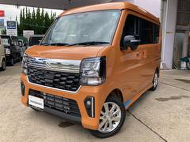エブリイワゴンPZターボスペシャル ハイルーフ 4WD未使用車 全方位モニター付ナビ 両側PS