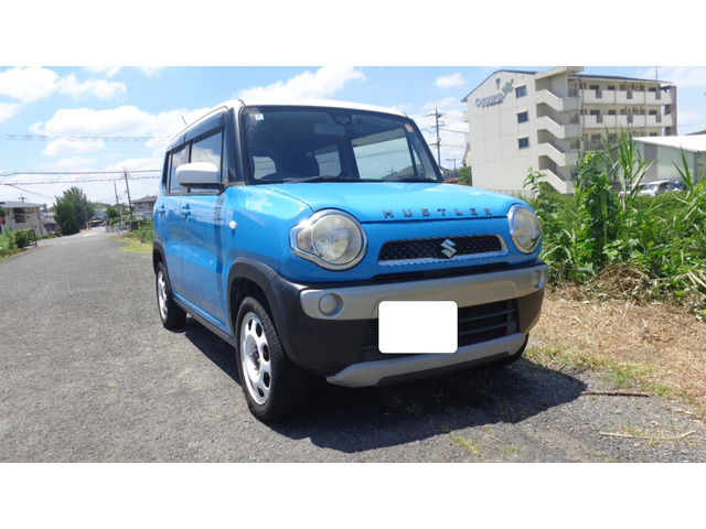 ハスラー G 綺麗な青/白ツートーンです