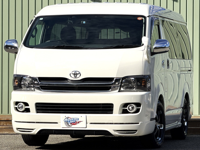 ハイエース 2.7 GL ロング ミドルルーフ 禁煙車/ESSEXエアロ/ベットキット