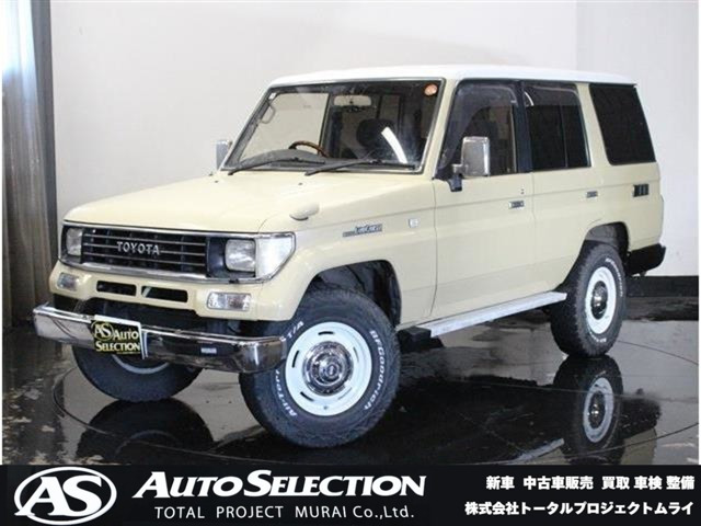 ランドクルーザープラド 3.0 SXワイド ディーゼル 4WD ホワイトレタータイヤ 社外足回
