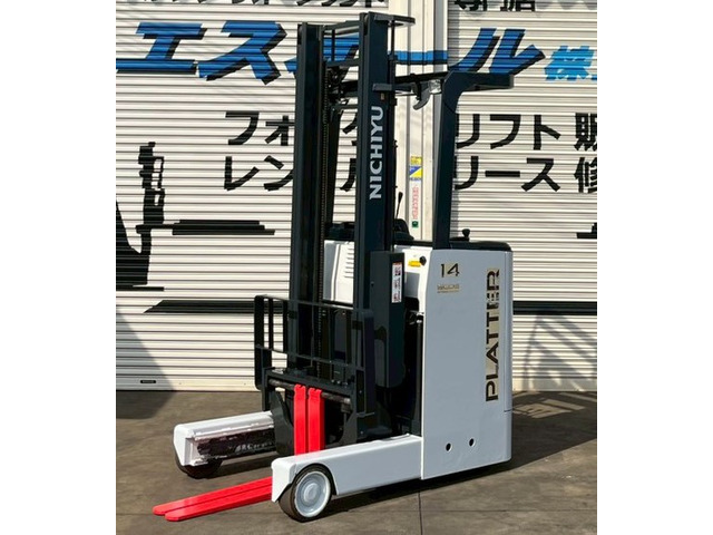 ニチユ バッテリーフォークリフト 4.0M1.4tハイマスト