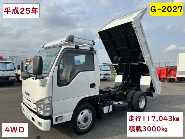 エルフ  3tダンプ 4WD 3tトラック