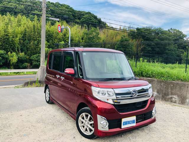 ダイハツ タントカスタム X SA 修復歴無しナビTVETC片側パワスラ軽減B