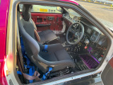 運転席はブリッドのフルバケットシート!社外ステアリング!