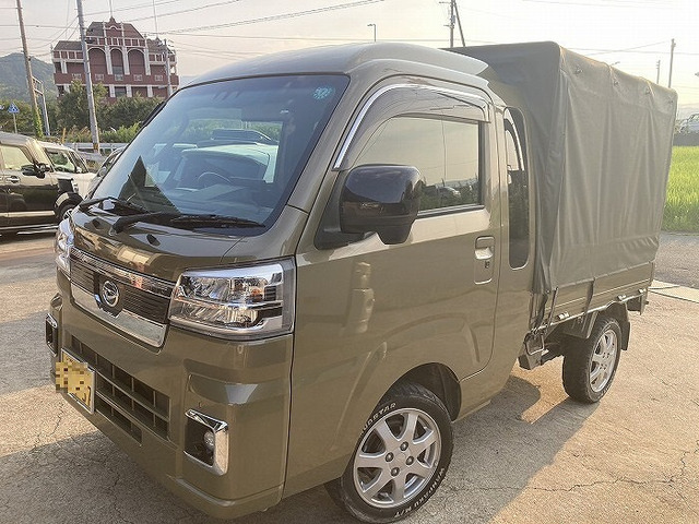 ハイゼットトラック ジャンボ エクストラ 4WD デフロック 幌付き スマアシ ナビ