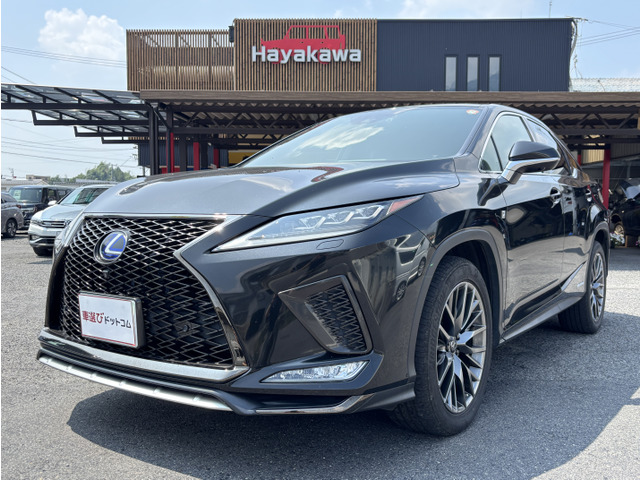 RX 450h Fスポーツ LEDヘッド 本革黒×白スポーツシート