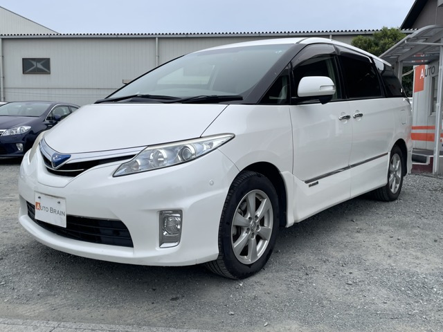 エスティマハイブリッド 2.4 G 4WD 両側スライドドア 純正ナビ バックカメラ